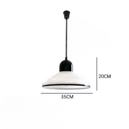 Aufhängung Französische Creme Windglas - Lampe aus Cremeglas mit elegantem Design