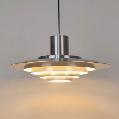 Moderne LED-Eisen- und Aluminium-Hängelampe - Skandinavische Designlampe