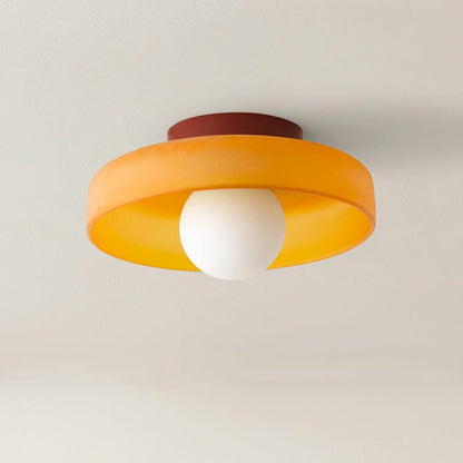 Garduru Deckenlampe - Buntglas - LED | Glanz