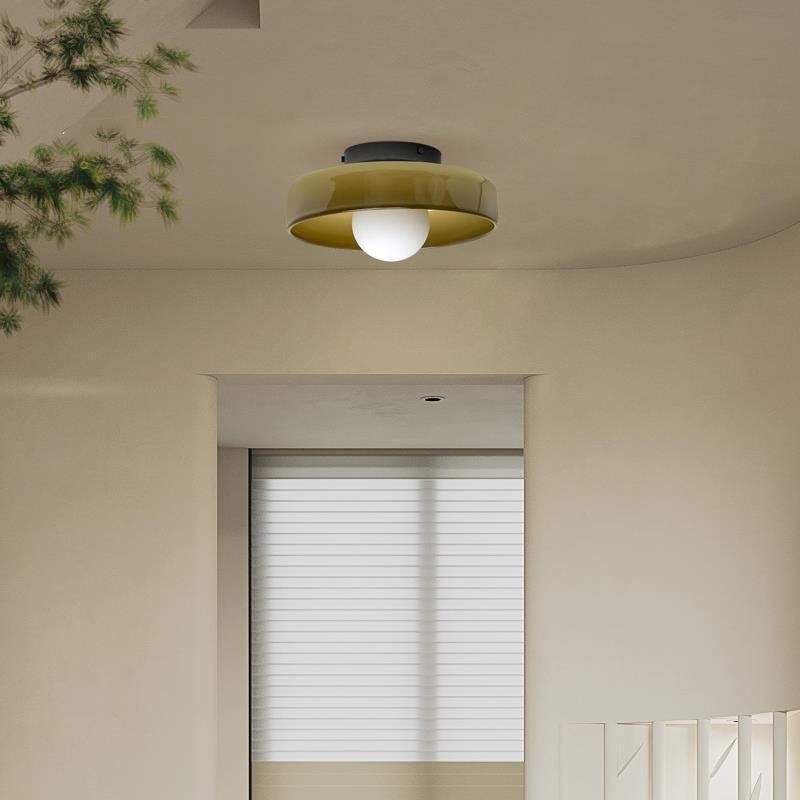 Garduru Deckenlampe - Buntglas - LED | Glanz