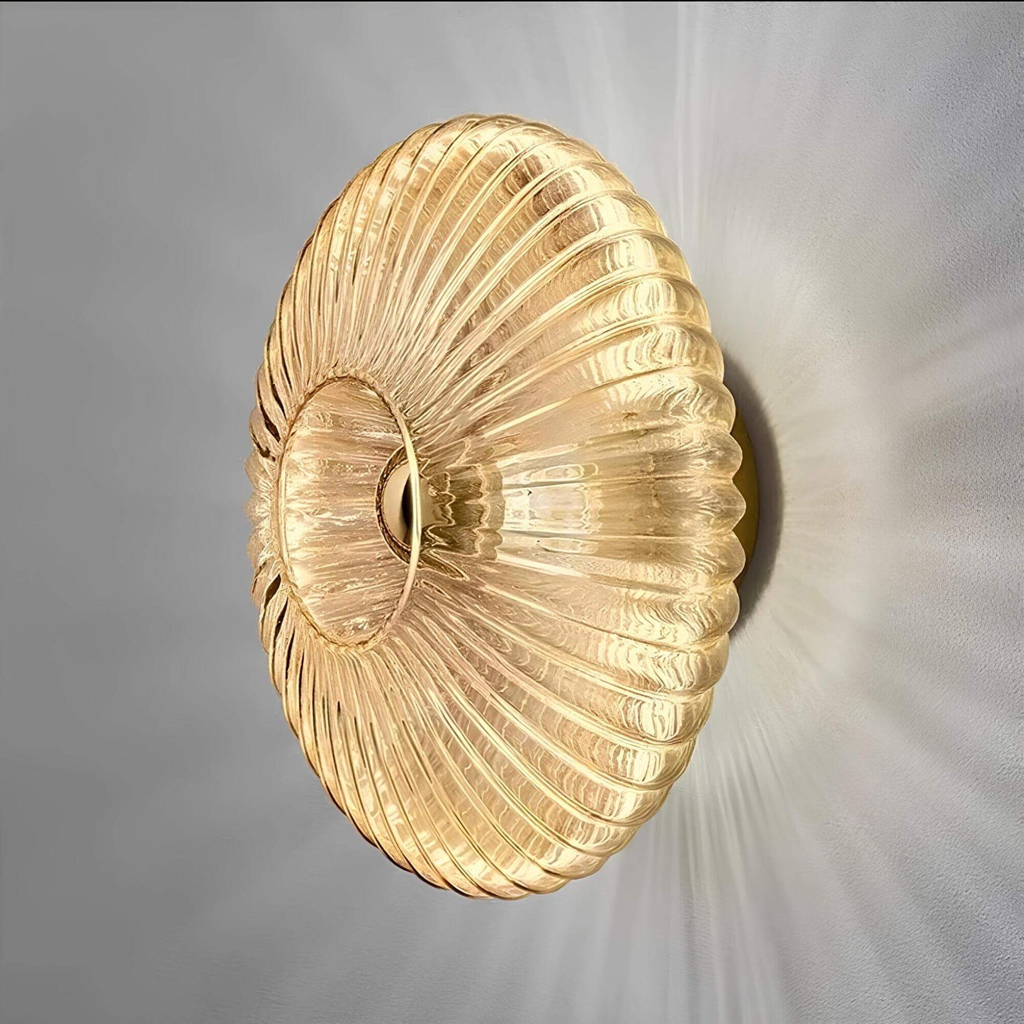 Garduru – Glas mit welligem Licht wandleuchte