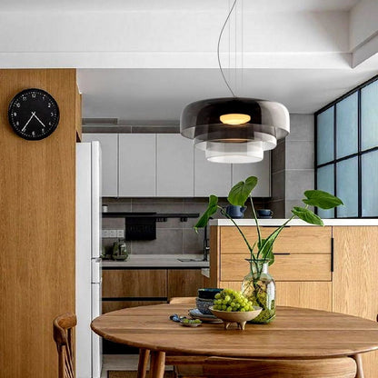 Moderne Metall- und Glasaufhängung - Elegante Lampe für Küche und Esszimmer