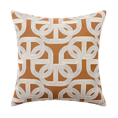 Gold Geometrisches Design Kissenbezug