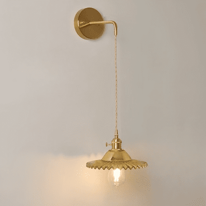 Glas Wandlampe | Retro Stil Beleuchtung