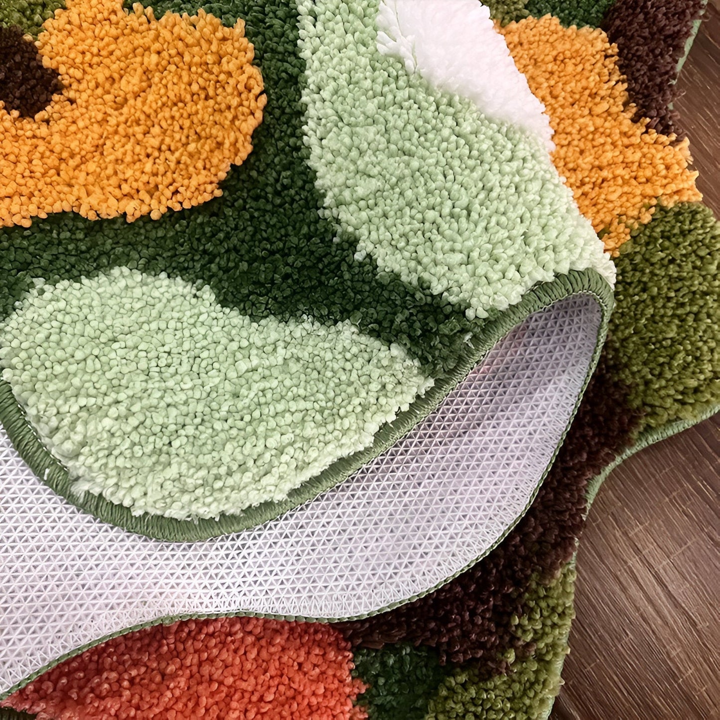 Grünes Wiesendesign Teppich