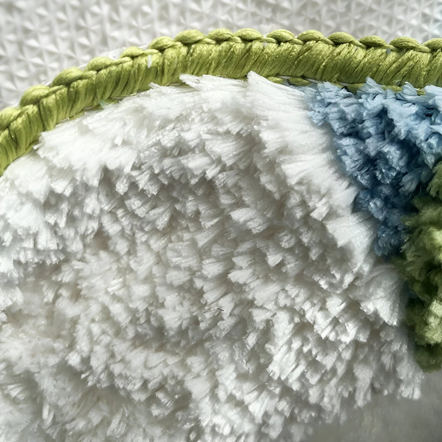 Grünes Wiesendesign Teppich