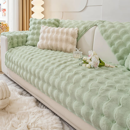 RoyaleGlow Luxus Sofabezug - Ultra-weicher Steppschutz