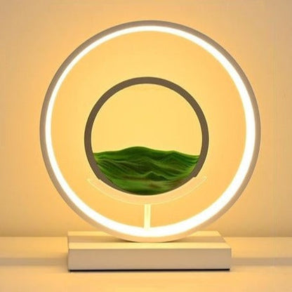 Verzaubernde Horizon Sand Art LED Lampe - Ambient Tischlicht für die Wohnkultur