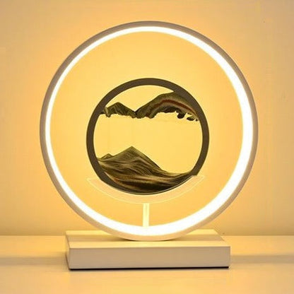 Verzaubernde Horizon Sand Art LED Lampe - Ambient Tischlicht für die Wohnkultur