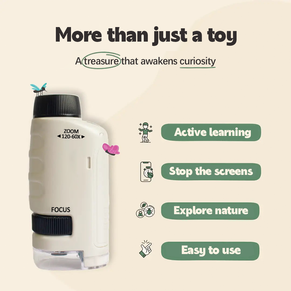 Tragbares Mikroskop für Kinder | ExploreFun
