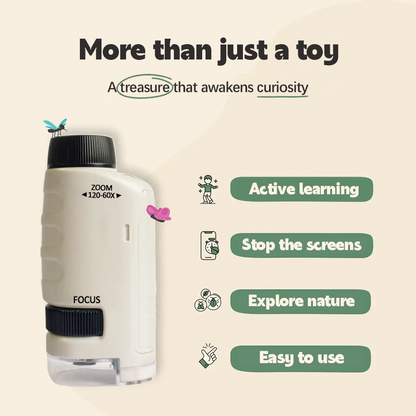 Tragbares Mikroskop für Kinder | ExploreFun