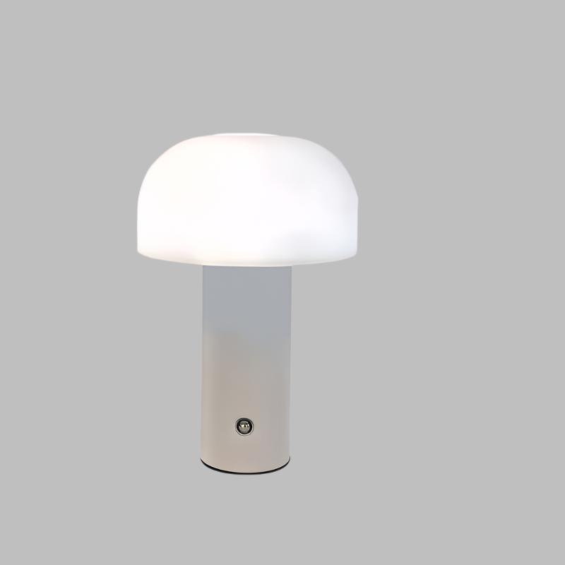 EuroGlow – Tischlampe mit elegantem Pilzdesign und dimmbarer Funktion