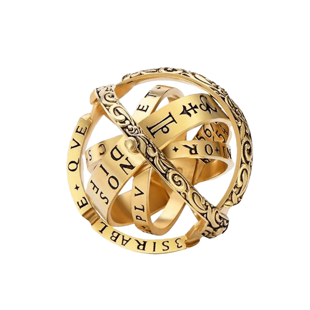 Solar Symbol Ring – Hergestellt aus Nickellegierung – 2mm Breite, Elegant und Langlebig