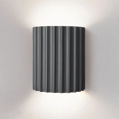 Moderne Design Wandleuchte – Lampenschirm in Falten
