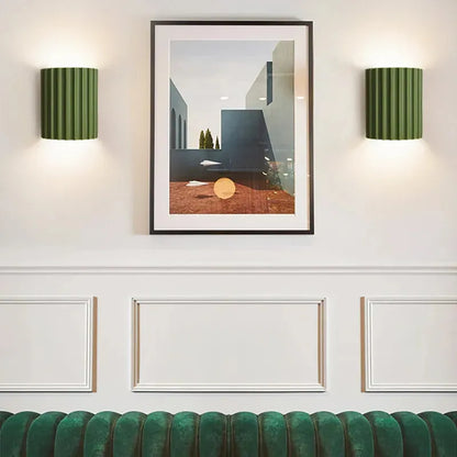 Moderne Design Wandleuchte – Lampenschirm in Falten