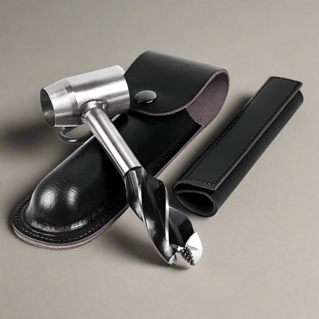 Bushcraft Handbohrer – Scotch Eye Holzbohrer für Camping- & Überlebensausrüstung