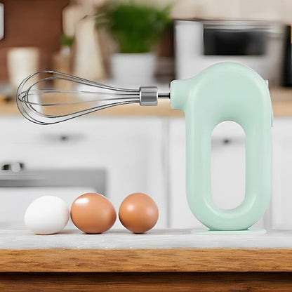 Tragbarer kabelloser Handmixer mit 4 Geschwindigkeiten