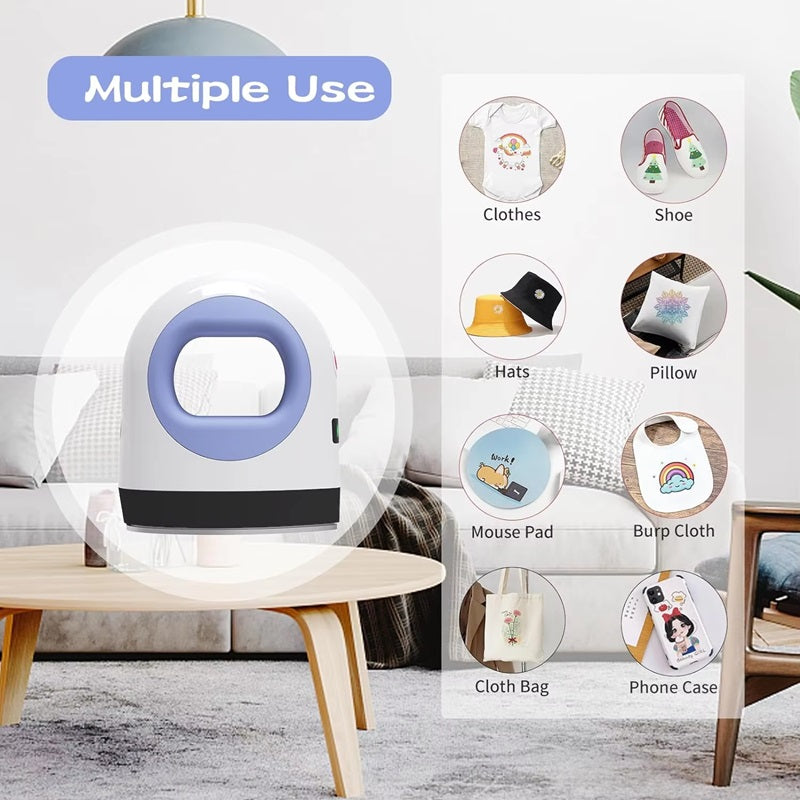 Tragbare Mini-Hitzepresse für Shirts & Bastelarbeiten