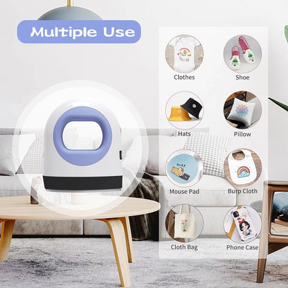 Tragbare Mini-Hitzepresse für Shirts & Bastelarbeiten