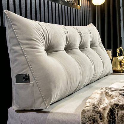 RoyaleGlow Luxus Keilkissen - Ergonomische Unterstützung für Bett & Sofa