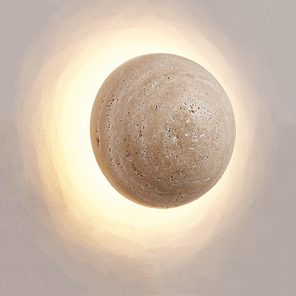 Garduru Creme Wandlampe – Minimalistische Eleganz mit einem sanften Glühen