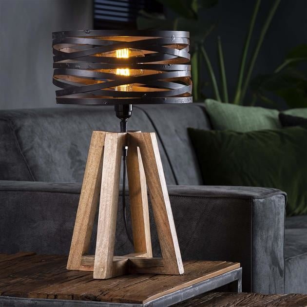 TwistLamp – Industrielles Design aus Holz – Vielseitige LED-Beleuchtung
