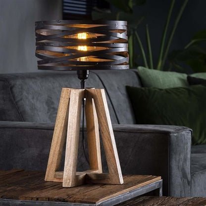 TwistLamp – Industrielles Design aus Holz – Vielseitige LED-Beleuchtung