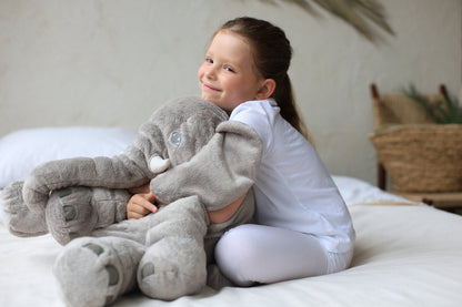 SnugglePhant – Weiches Elefanten-Kuschel-Kissen für Babys und Kinder