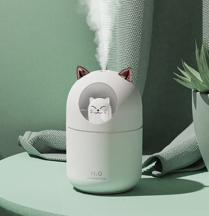 Garduru - Ultraschall Aroma Diffuser & Luftbefeuchter im niedlichen Katze-Design