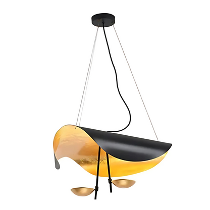 Deckenleuchte Goldblatt Moderne Pendelleuchte