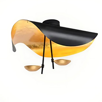 Deckenleuchte Goldblatt Moderne Pendelleuchte