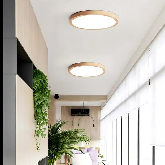 Holz LED Deckenleuchte für moderne Schlafzimmer