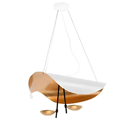 Deckenleuchte Goldblatt Moderne Pendelleuchte