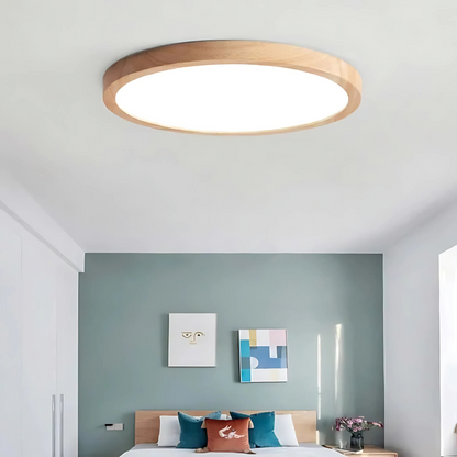 Holz LED Deckenleuchte für moderne Schlafzimmer