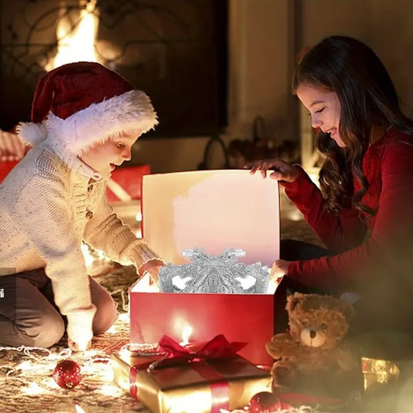 Weihnachtsbaumspitzenlichter mit LED-Schneeflockenprojektor