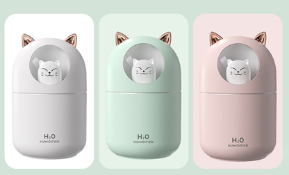 Garduru - Ultraschall Aroma Diffuser & Luftbefeuchter im niedlichen Katze-Design