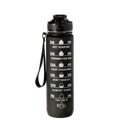 HydraBottle | Orthopedic water bottle with time marking