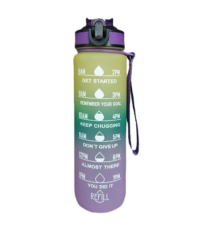 HydraBottle | Orthopedic water bottle with time marking