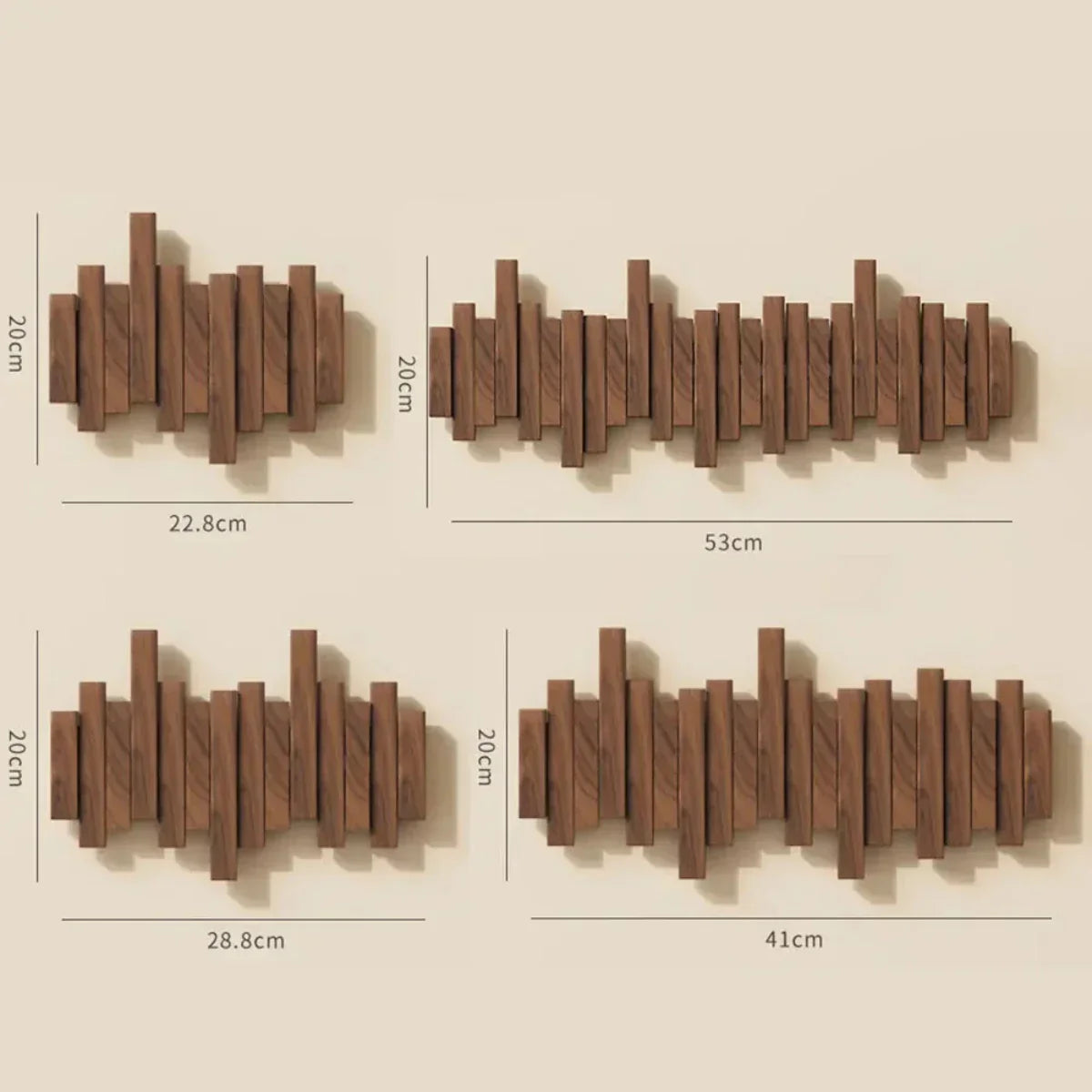 Wandgarderobe aus Holz Klavier – Praktisch und Elegant zur Organisation Ihres Eingangs