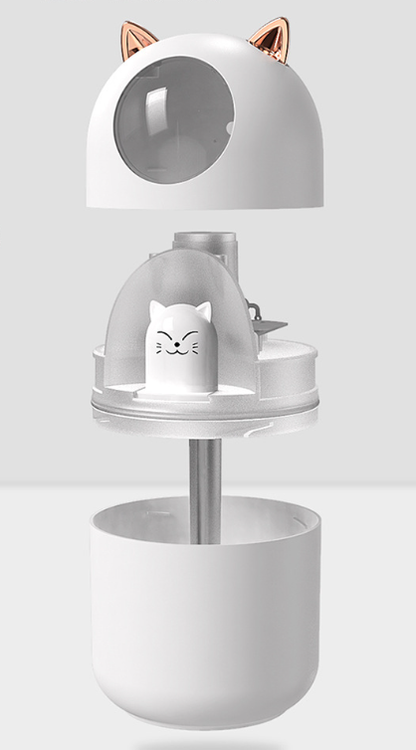 Garduru - Ultraschall Aroma Diffuser & Luftbefeuchter im niedlichen Katze-Design