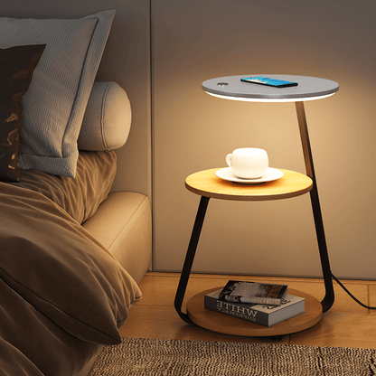 LumiTable™ – Beheizte Beistelltisch mit stilvoller LED-Beleuchtung