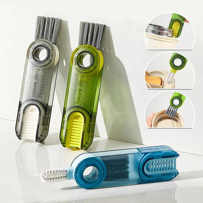 Royallure 3-in-1 Flaschenreinigungsbürste - Multifunktionaler Zauberreiniger für gründliche Reinigung von Flaschen und Deckeln