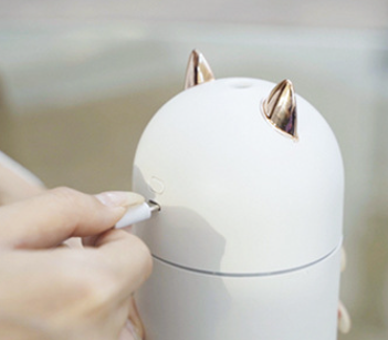 Garduru - Ultraschall Aroma Diffuser & Luftbefeuchter im niedlichen Katze-Design
