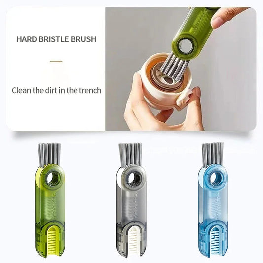 Royallure 3-in-1 Flaschenreinigungsbürste - Multifunktionaler Zauberreiniger für gründliche Reinigung von Flaschen und Deckeln