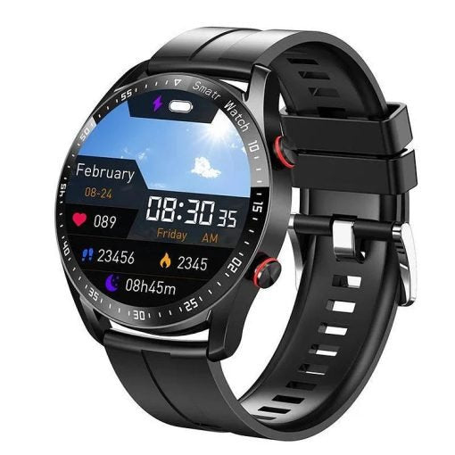 Smart Fitness Tracker Uhr mit Metallarmband