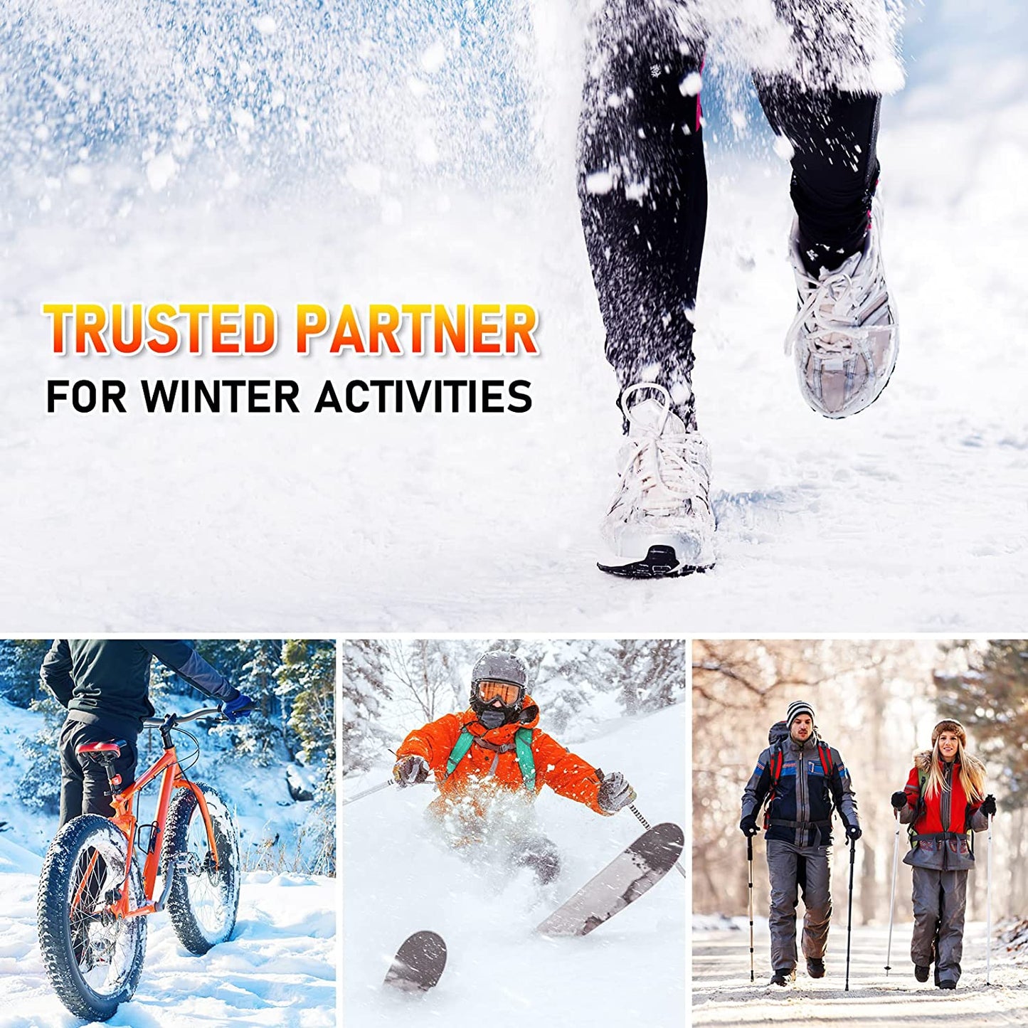 Beheizte Einlegesohlen mit wiederaufladbarer drahtloser Wärme