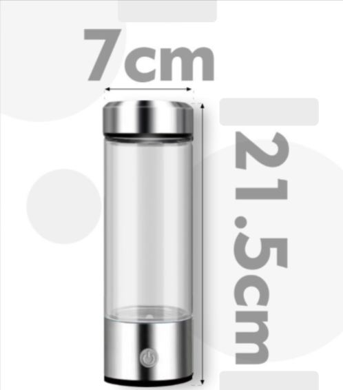 Wasserflasche mit Wasserstoff | Wiederaufladbare BPA-freie Flasche für das Fitnessstudio