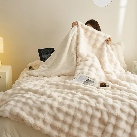 Decke Weich Fleece Warm Wendewurf