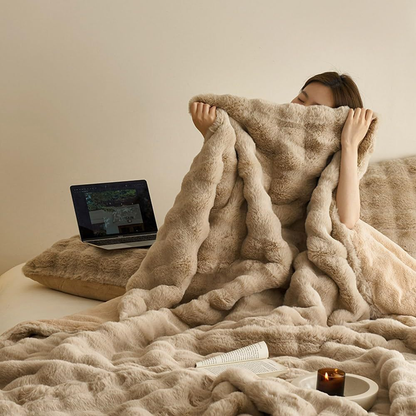 Decke Weich Fleece Warm Wendewurf