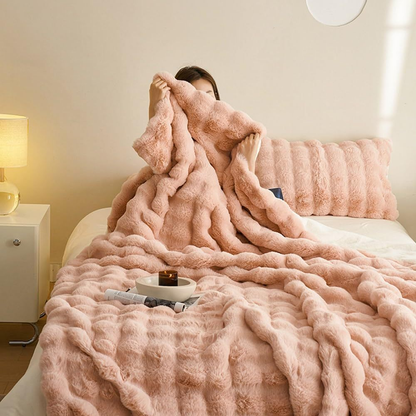 Decke Weich Fleece Warm Wendewurf
